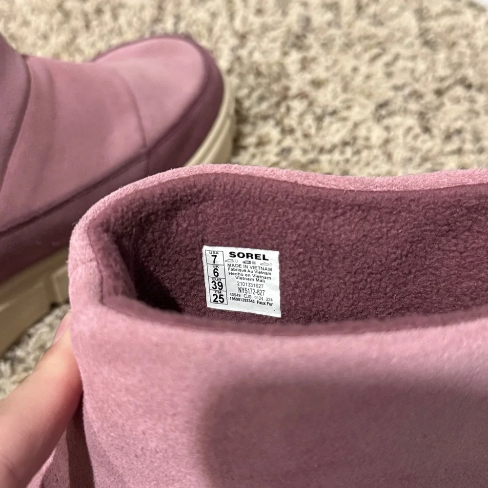Sorel Explorer III Slip-On Waterproof Wild Berry NY5172-627 Womens 7